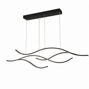 Curved Wavy LED Pendant Light