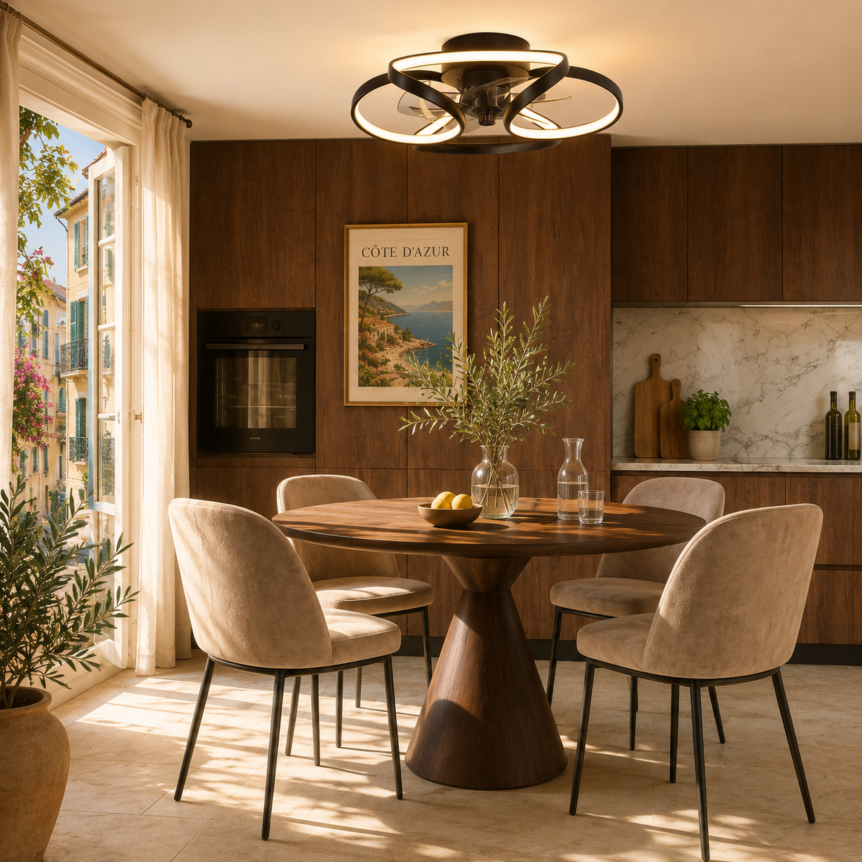 Flower Ceiling Fan Light