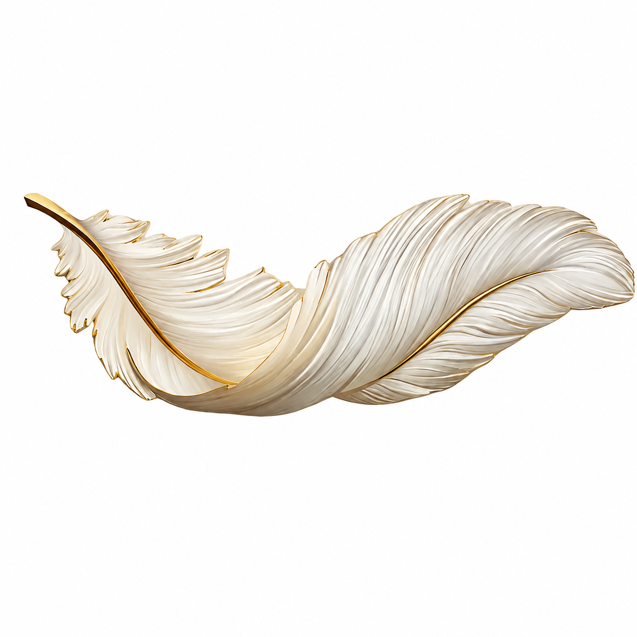 Luxury Feather Wall Lamp