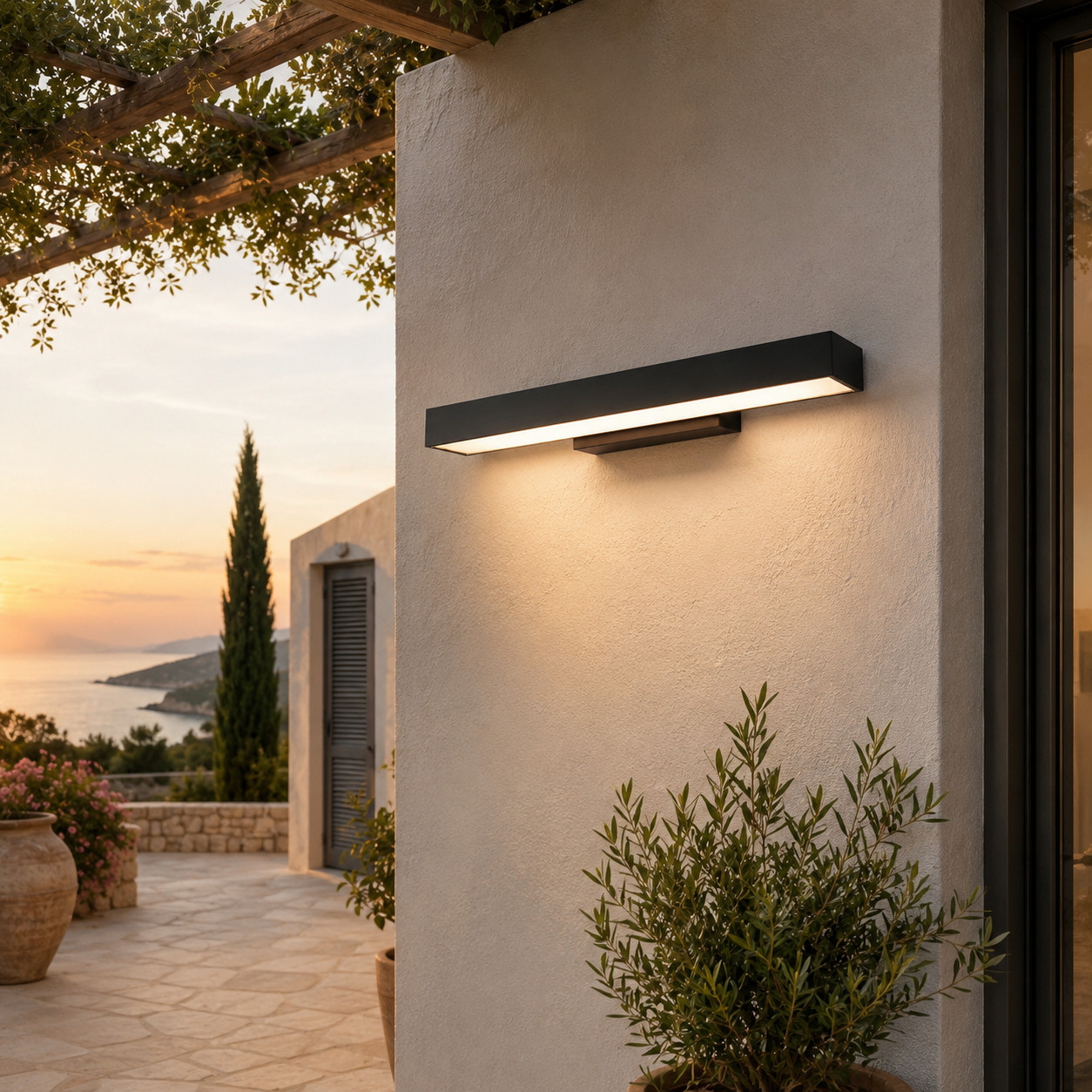 Outdoor Linear LED Wall Light