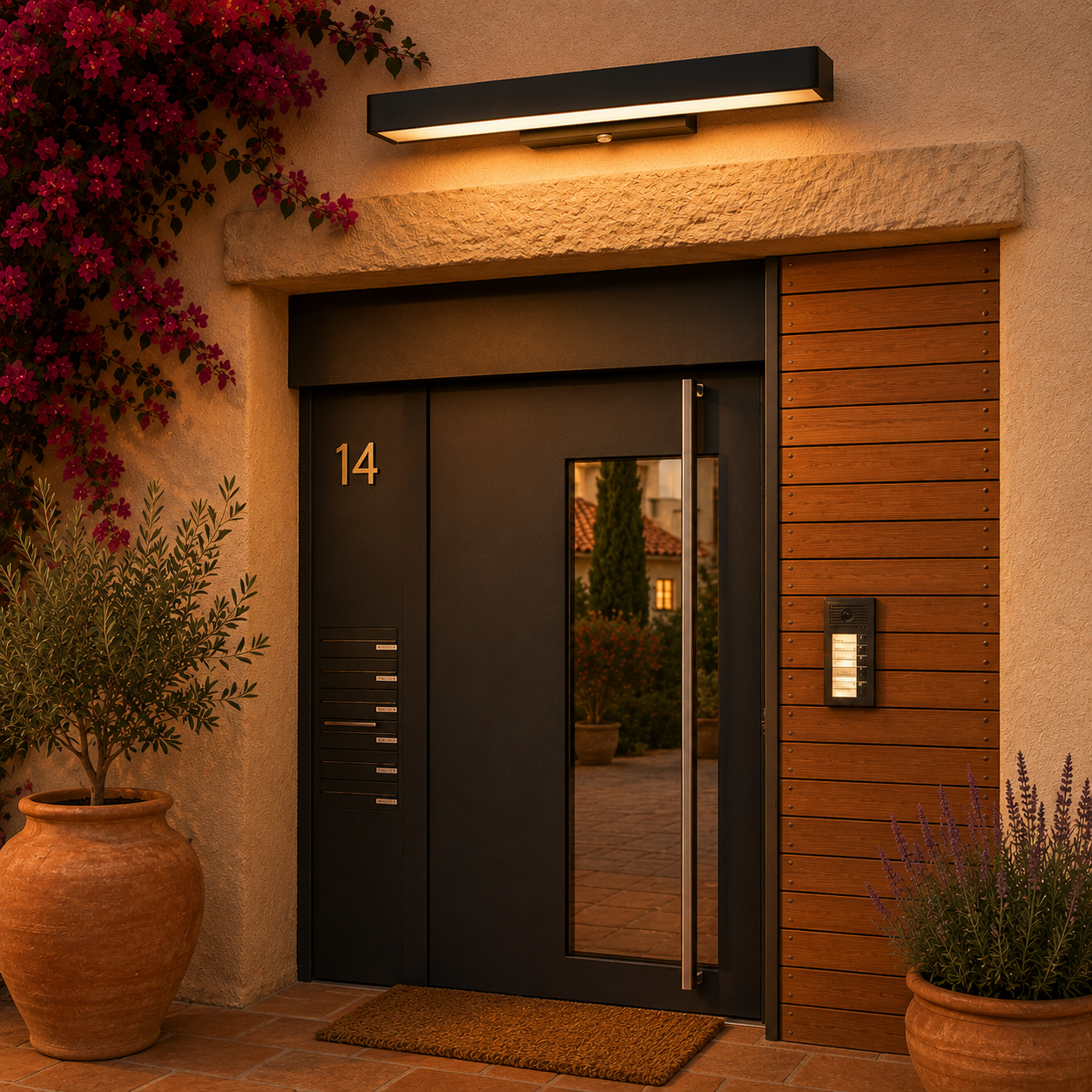 Outdoor Linear LED Wall Light
