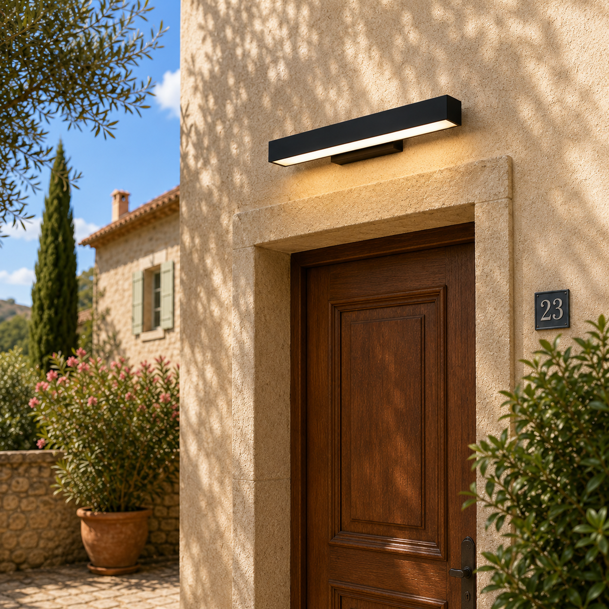 Outdoor Linear LED Wall Light
