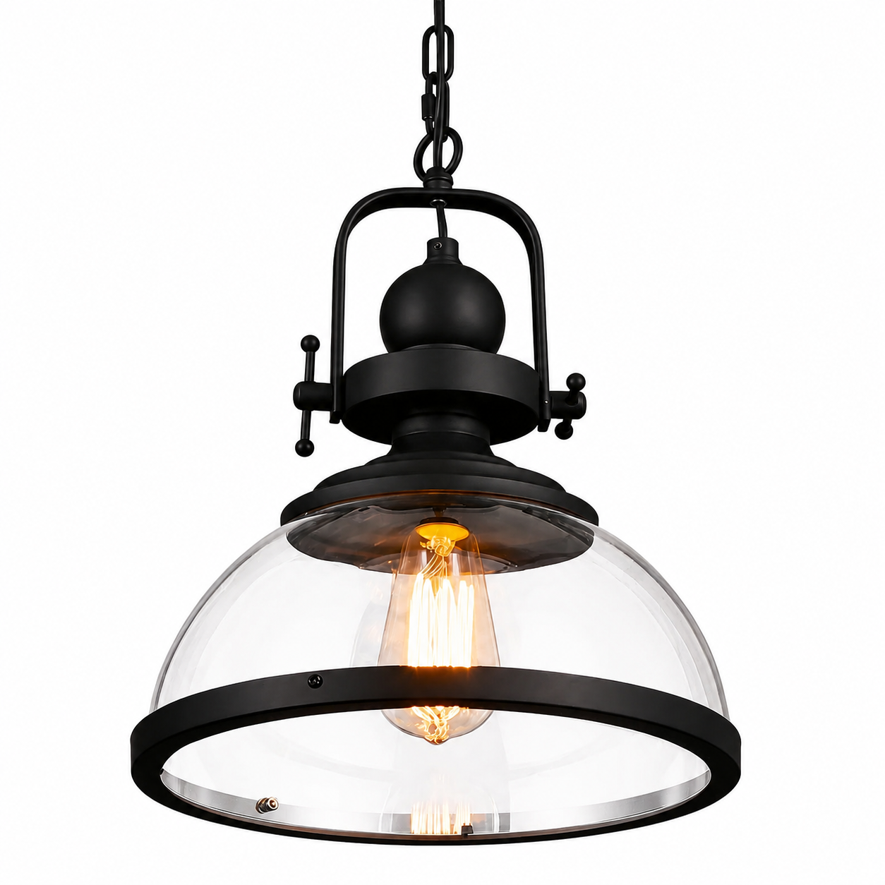 Retro Glass Pendant Light